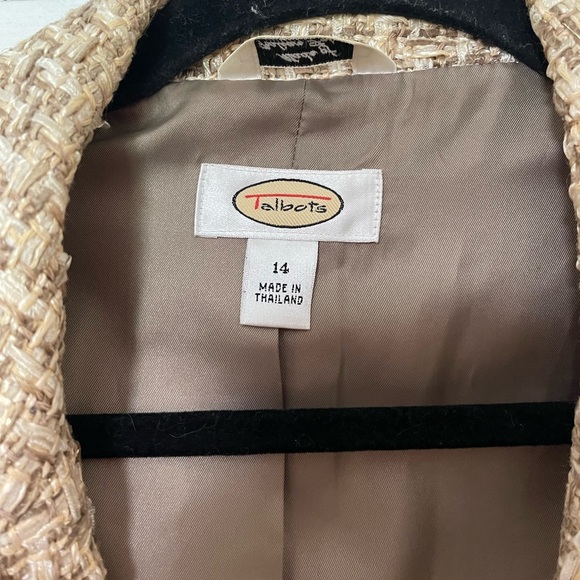 Talbot’s Dune Brown Multi Tweed Jacket Size 14 - Picture 4 of 4